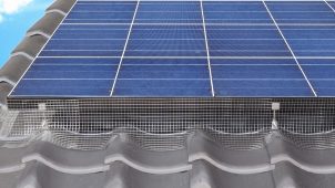 ソーラーパネルの鳥害対策フェンスシステムを発売