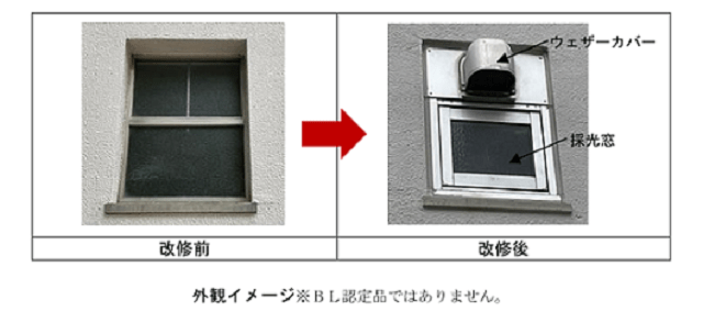 BL認定基準「浴室換気改修用パネル」を新規制定